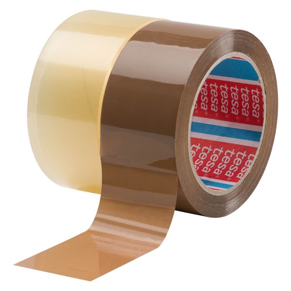 Упаковочная клейкая лента / скотч 48мм* 100м  (коричневая, прозрачная) 50 мкм