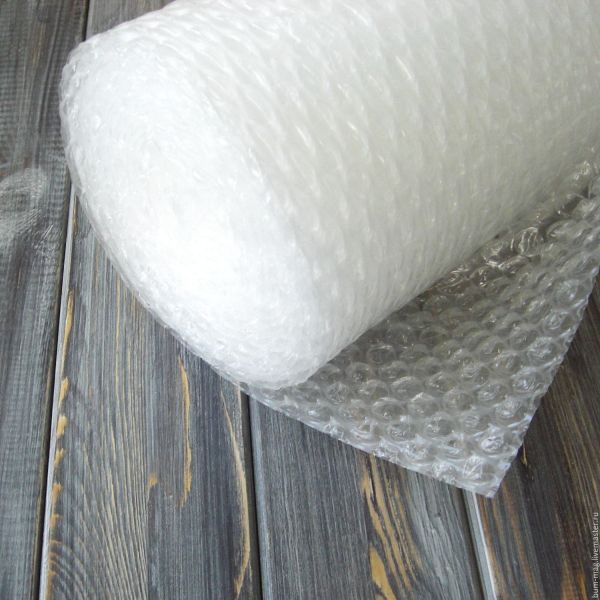 Воздушно-пузырьковая пленка 0,6м*100м Д-80, 2-х сл.,  (60 кв.м.)