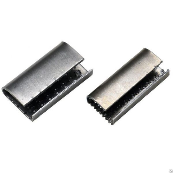 Скобы металлические для ПЭТ ленты, 13 мм, 1000 шт./уп.