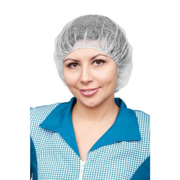 Головной убор "БЕРЕТ", белый (100шт/уп)