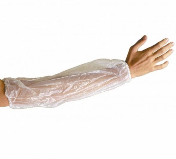 Нарукавник 40см 20см РЕ 3,0гр., белый (100шт/уп)