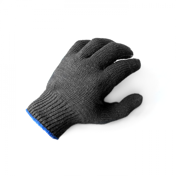Перчатки рабочие трикотажные 5 нити с ПВХ (графит)