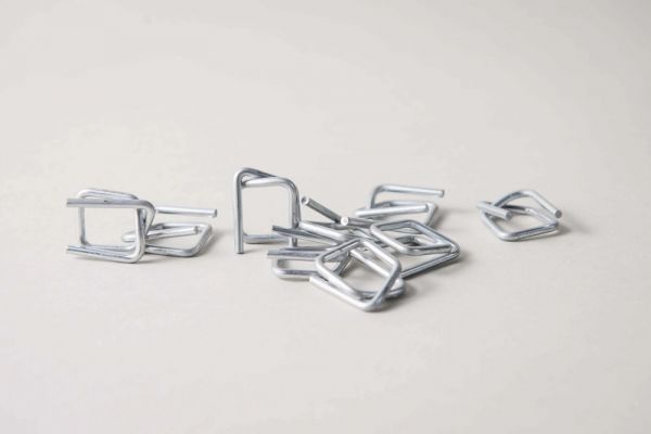 Пряжка проволочная оцинкованная для лент ПЭТ и ПП 16 мм (1000 шт/уп)