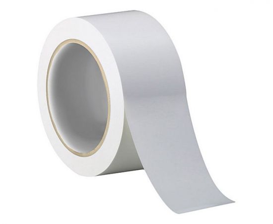 Упаковочная клейкая лента/скотч 48 мм х 50 м, 50 мкм (белая)