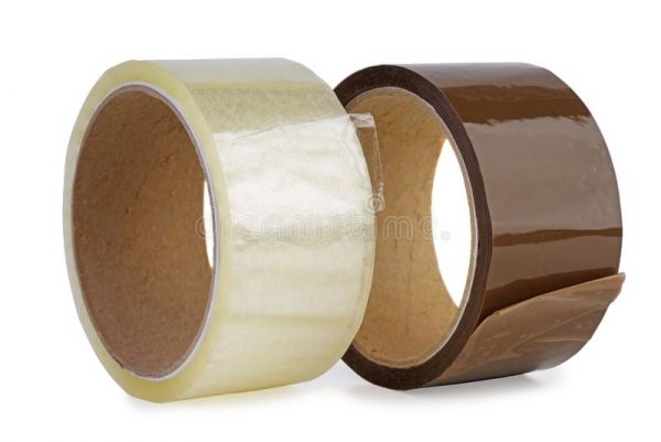 Упаковочная клейкая лента / скотч 72мм*50м (прозрачная, коричневая) 43 мкм